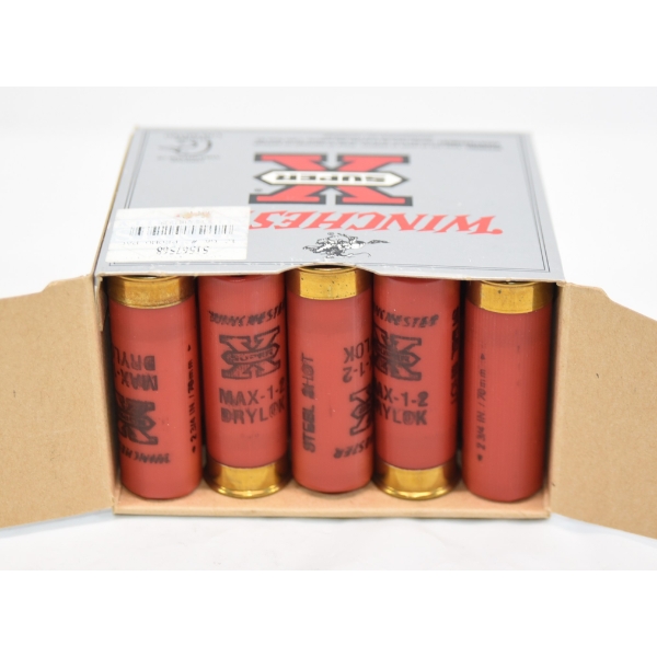 20 Rounds Winchester Drylok 12 Gauge 2-3/4" 2 Shot Ammunition