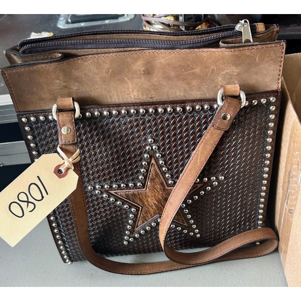 3 Leather Handbags 