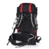 Image 2 : Outbound Hiking Back Pack In Black And Red With Grey Straps 
