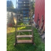 Image 2 : Tall Rolling Warehouse Ladder with Extension 