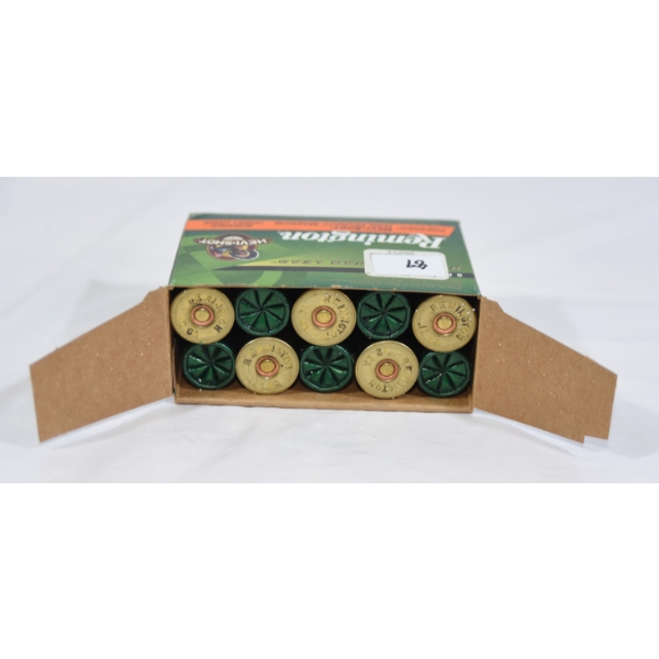 10 Rounds Remington 12 Gauge 3" 1 1/2oz #4 Shot Ammunition