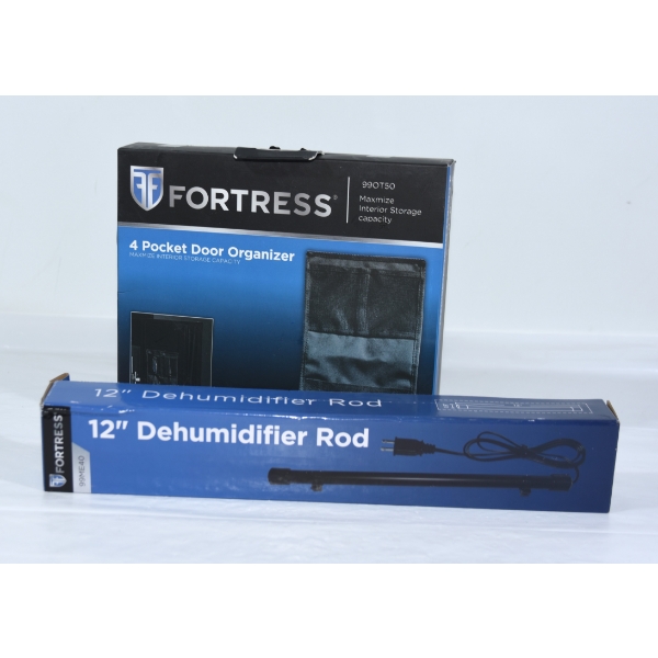 Fortress 12" Electric Dehumidifier Rod & Fortress 4 Pocket Vault Door Organizer 