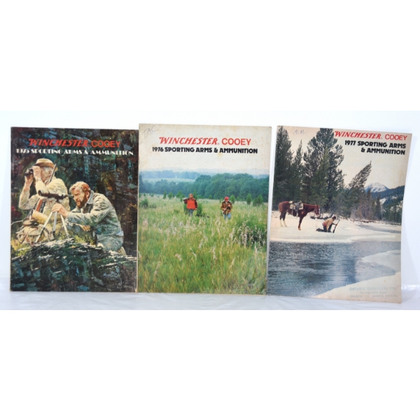 Winchester Cooey 1975, 1976 and 1977 Sporting Arms & Ammunition Catalogues 