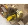 Image 4 : Fishing & Boating Lot: Floating Minnow Bucket, Wire Fish Basket, Nets, Buoy & Yellow Rope