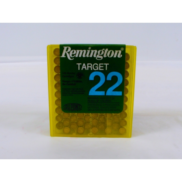 100 Rounds Remington Target 22 LR Ammunition 