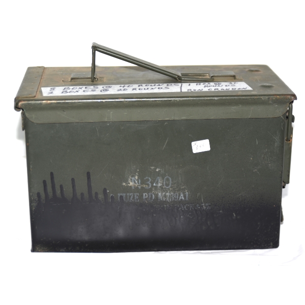 Approximately 40 Rounds Military 30-06 Ammunition with Ammunition Can