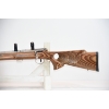 Image 10 : Savage Mark II Left Hand Bolt Action .22 LR Caliber Stainless Rifle With Scope Rings