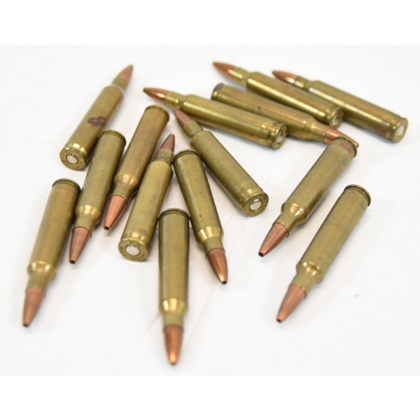 14 Rounds Assorted Brands .222 Rem Caliber Reloaded Ammunition