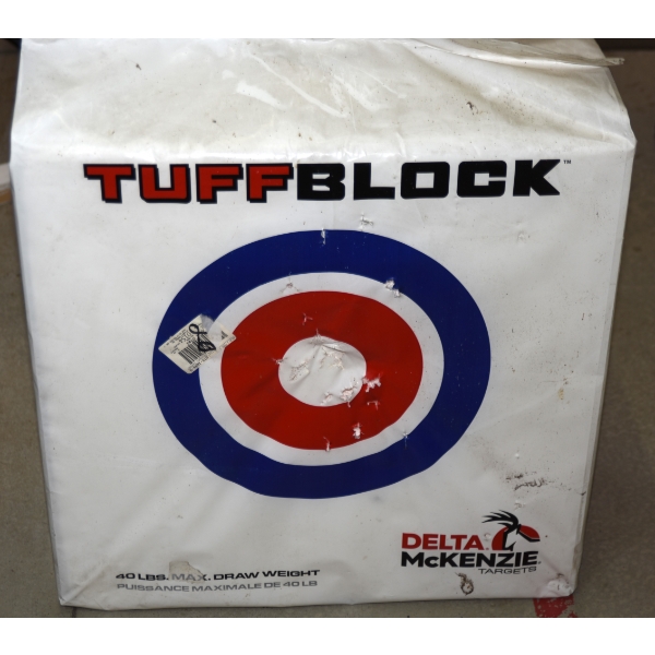 Delta McKenzie Tuff block 4 Sided Youth Archery Target With a Bullseye Face