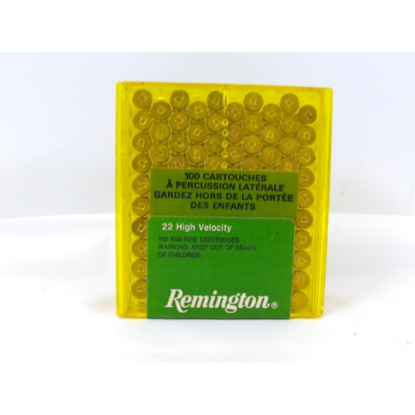 100 Rounds Remington 22 Long Rifle Ammunition