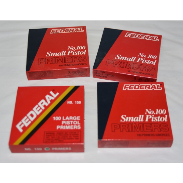 338 Pieces Federal No.150 Large Pistol Primers