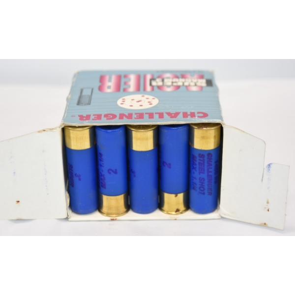 25 Rds. Challenger 12ga. 3" #2 Shot Ammunition 