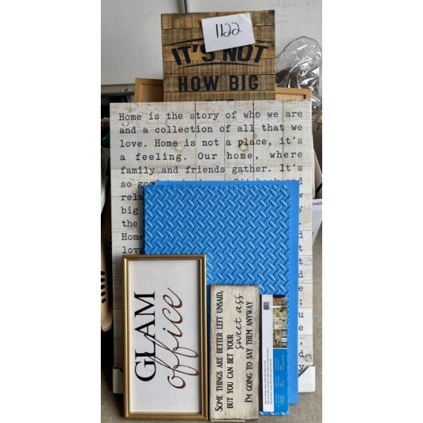 Assorted Wall Signs