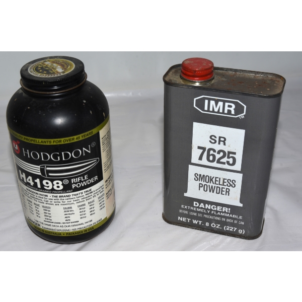 . Box Lot -34kg Smokeless Powder & .52kg Hodgdon -Rifle Powder 
