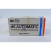 Image 1 : 50 Rounds Metaka Cartridges .45 Automatic Ammunition 