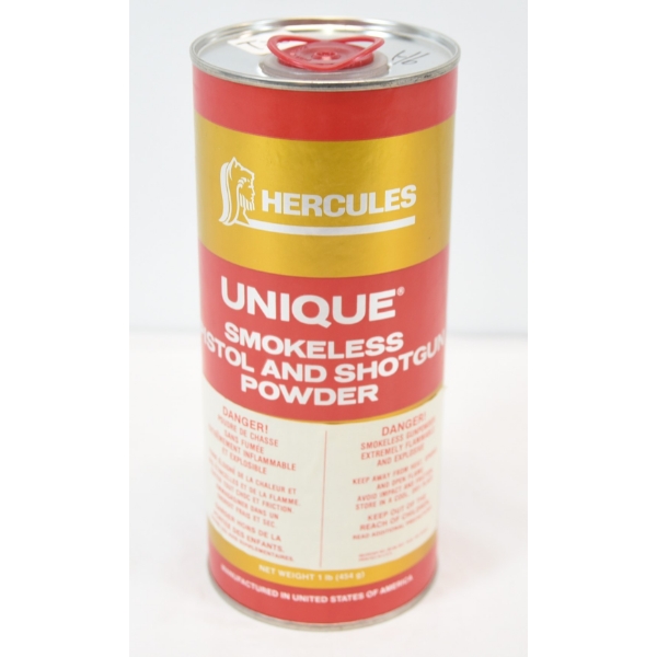 Hercules Unique Smokeless Powder 