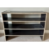 Image 3 : Two Green Side Tables & Shoe Shelf 