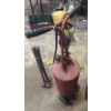Image 2 : Vintage Wheeled Portable Air Tank w/ Gauge, Hose & Handle