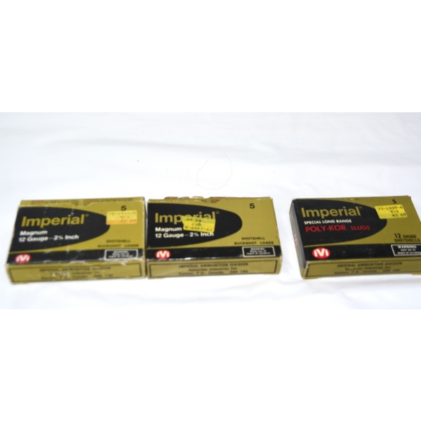 14 Rounds Imperial 12 Gauge 2 3/4" #00 Shot Ammunition