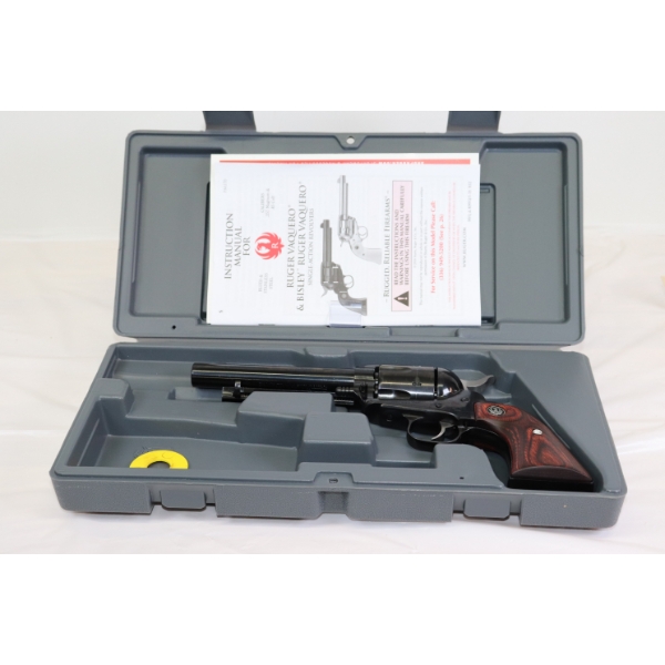 Ruger New Vaquero Single Action Revolver .357 Mag. Caliber Handgun With Box - Excellent Condition