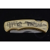 Image 6 : 4 Canadian Wildlife Federation Collector Knives In Wooden Display Case