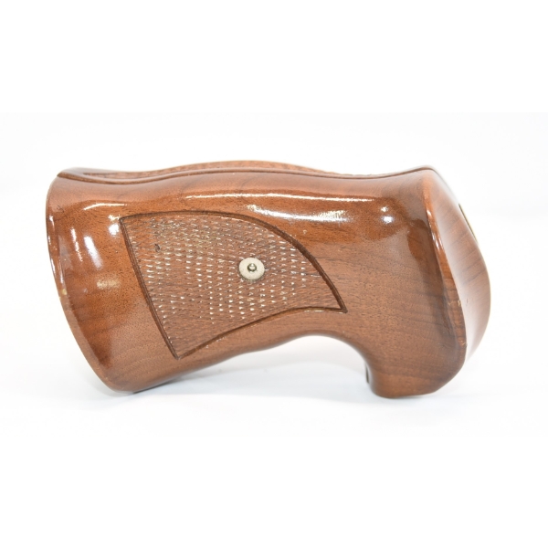 Smith & Wesson K Frame Square Butt Target Wood Grips - Possible Herrett