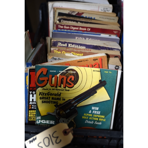Box Lot Assorted Firearms/Reloading & Hunting Related Books