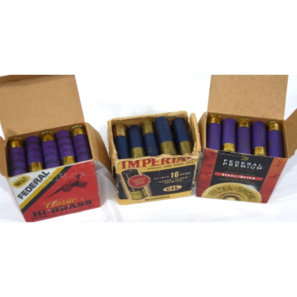 75 Rounds Mixed 16 Gauge #2 & #6 Shot Ammunition