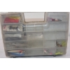 Image 6 : Box Lot of Misc Fishing Lures Includes 3 Small compartment Cases and A 2 Sided Carrying Case 