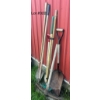 Image 1 : Assorted Shovels, Rakes & Garden Tools