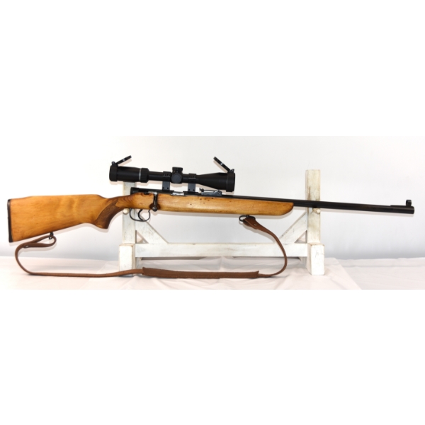 TOZ-8-01 Single Shot .22 LR Caliber Rifle With Scope & Leather Sling