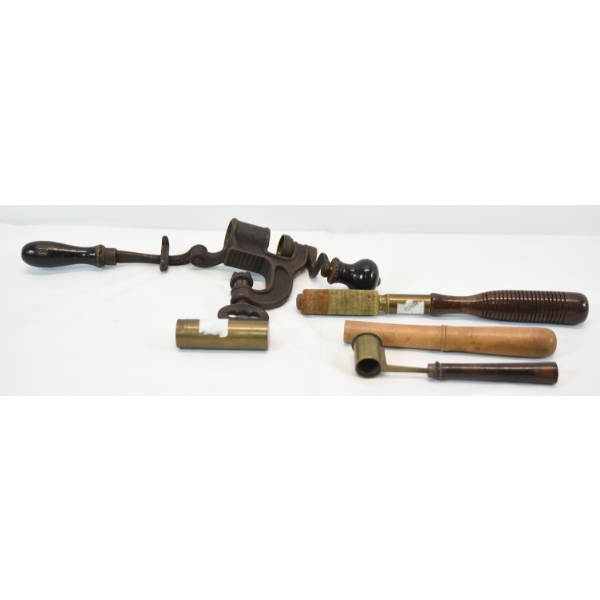 Box Lot Vintage Reloading Items