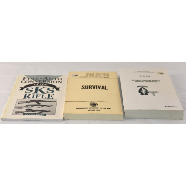 3 Soft Cover Books