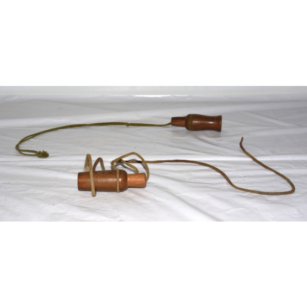 2 Vintage Wooden Duck Call 