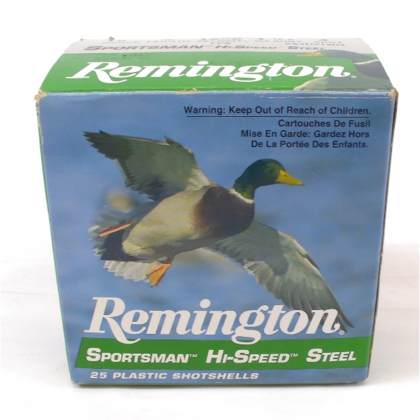 25 Rounds Remington 12 Gauge 3" #4 Shot Ammunition