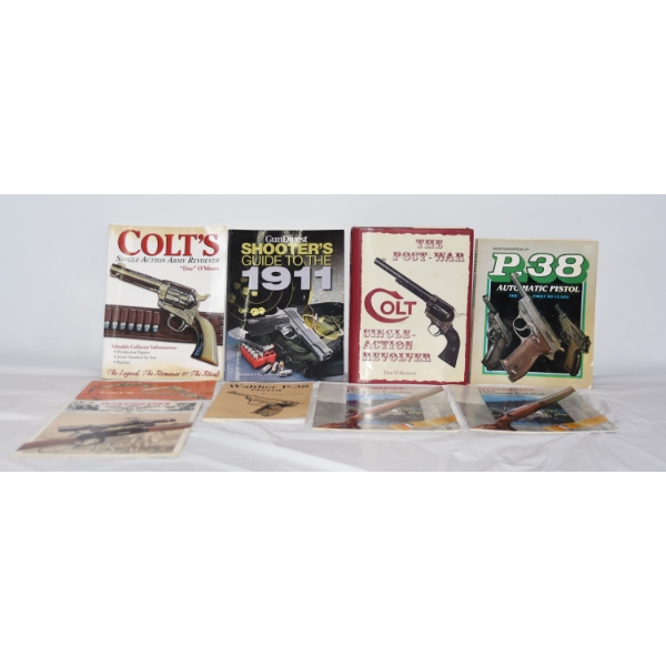 Box Lot Assorted Firearm Books and Catalogues