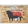 Image 2 : Angus Beef Chart Metal Sign 