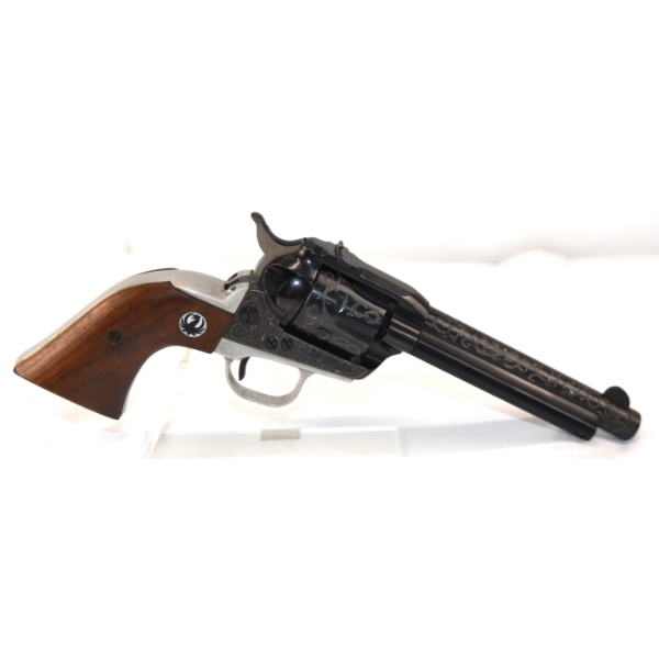 Ruger Single Six Engraved .22 LR Caliber Revolver Handgun