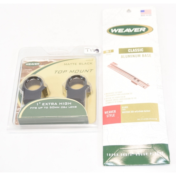 Box Lot Scope Rings & Base