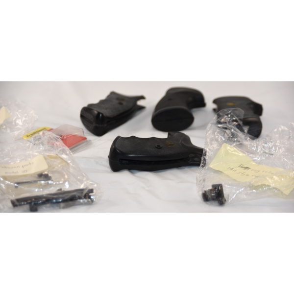 Box Lot Hand Grip Revolver & Parts