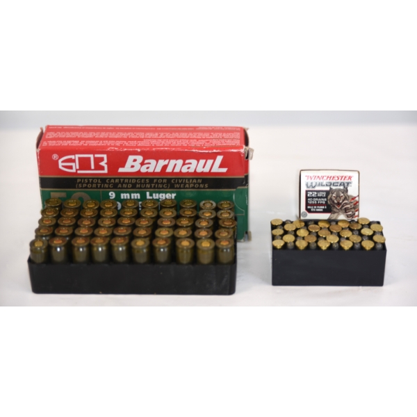 100 Rounds Assorted Brands & Caliber Ammunition