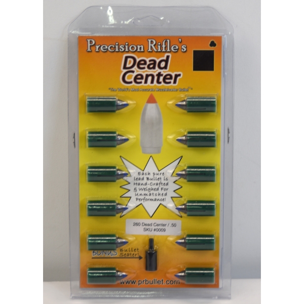 12 Precision Rifle's Dead Center .50 cal. 300 gr. Bullet & Sabots