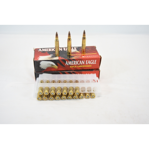 40 Rounds American Eagle 223 Rem Ammunition