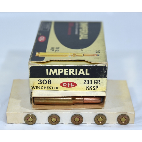 20 Rounds Imperial 308 Winchester 200gr. KKSP Ammunition