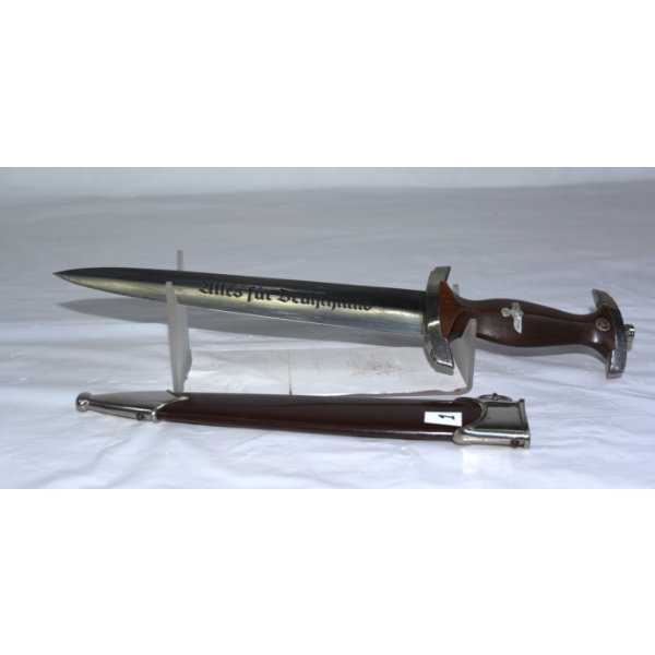 German WWII SA Dagger w/ Scabbard “Alles für Deutschland”
