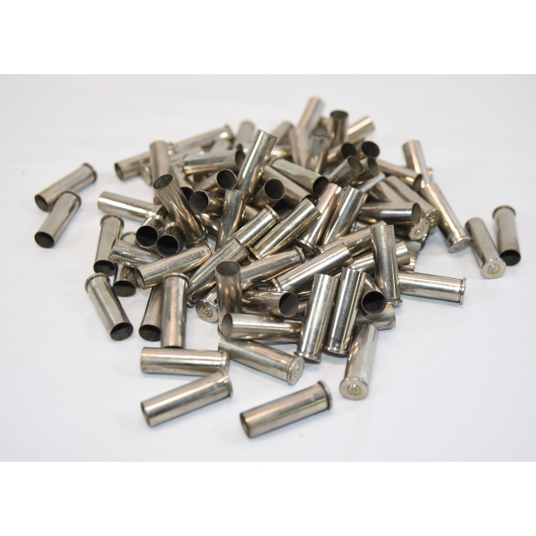 100 Pieces 357 Magnum Remington Nickle Brass