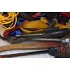 Image 5 : Box Lot Of Ratchets Bungee Cords & Ropes 