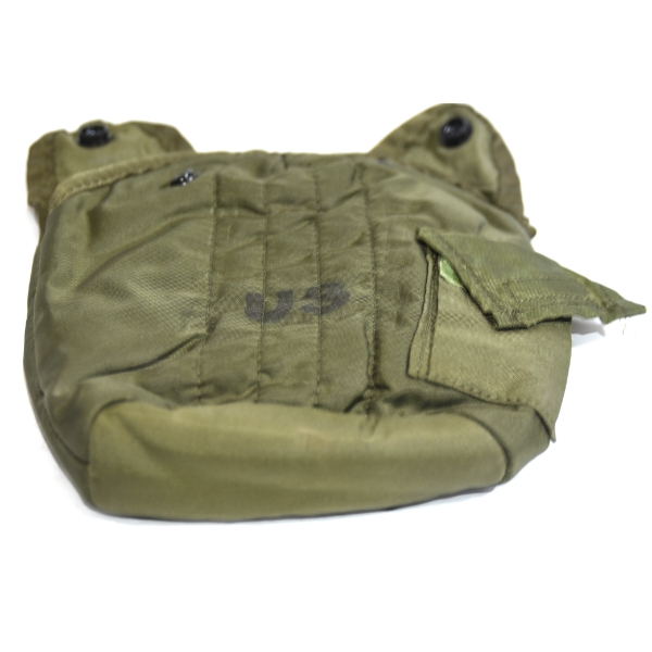 U.S. Military Nylon Canteen Cover w/ External Pocket – Vietnam Era