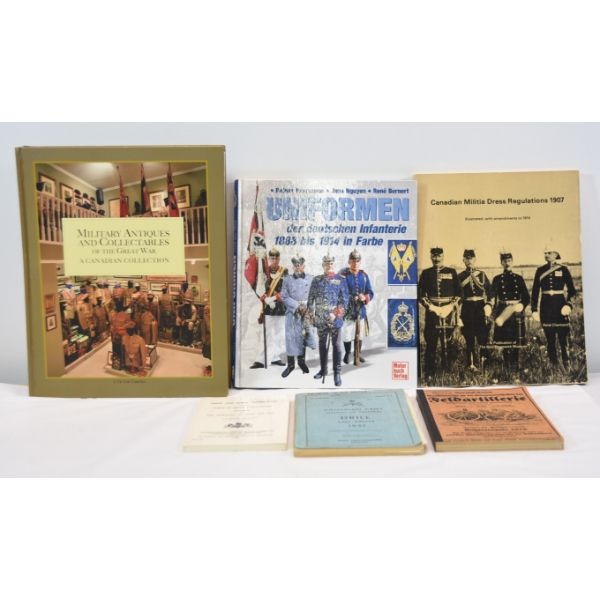 Box Lot Military Books 
