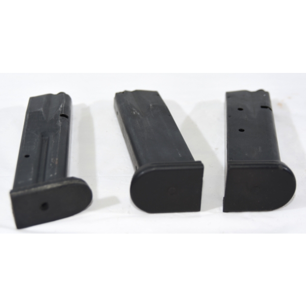 3 Handgun Magazines In 9mm Caliber 10 Round Capacity